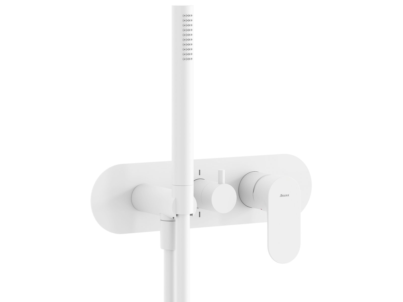 Darmowa Dostawa - Bateria wannowo-prysznicowa podtynkowa biała Ravak Eleganta X070263