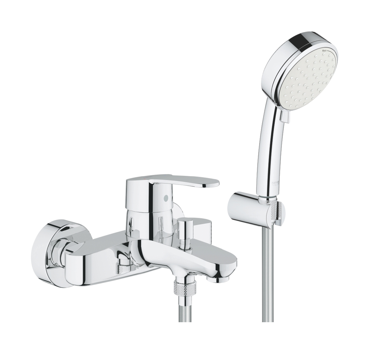 Darmowa Dostawa - Bateria wannowo-prysznicowa ścienna starlight chrome Grohe Eurostyle Cosmopolitan 3359220A