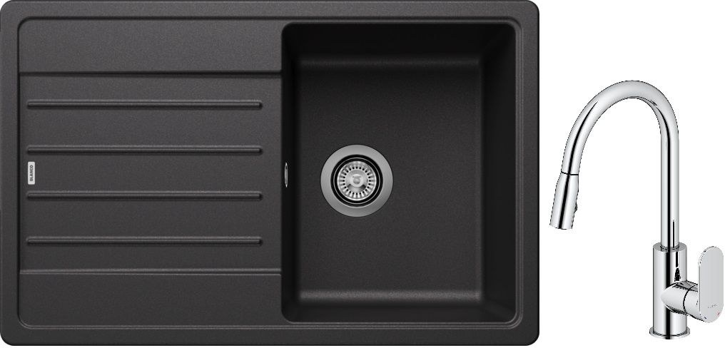 Darmowa Dostawa - Zlewozmywak z baterią / Blanco Legra 45 S abset10027