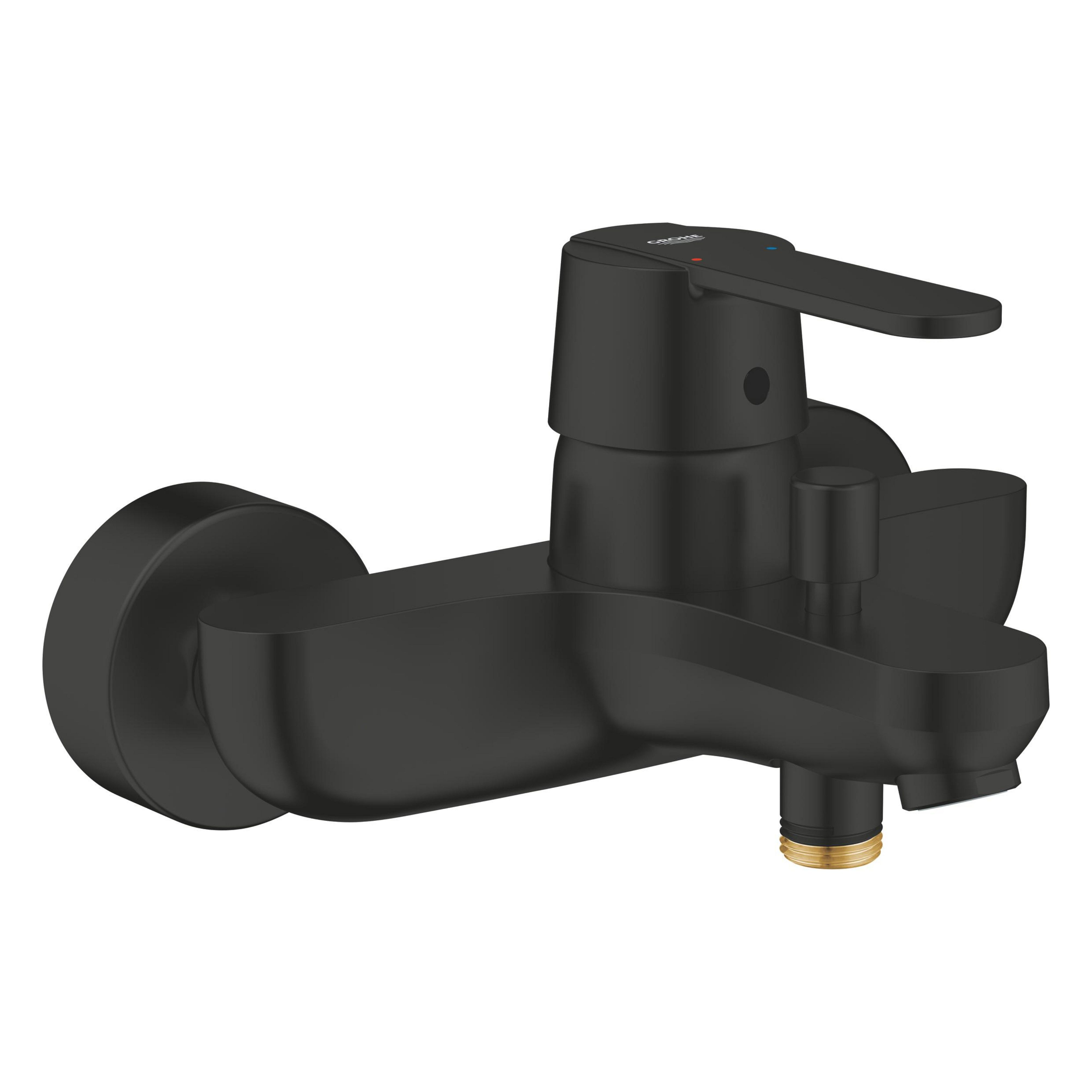 Darmowa Dostawa - Bateria wannowo-prysznicowa ścienna czarna Grohe Get 328872430