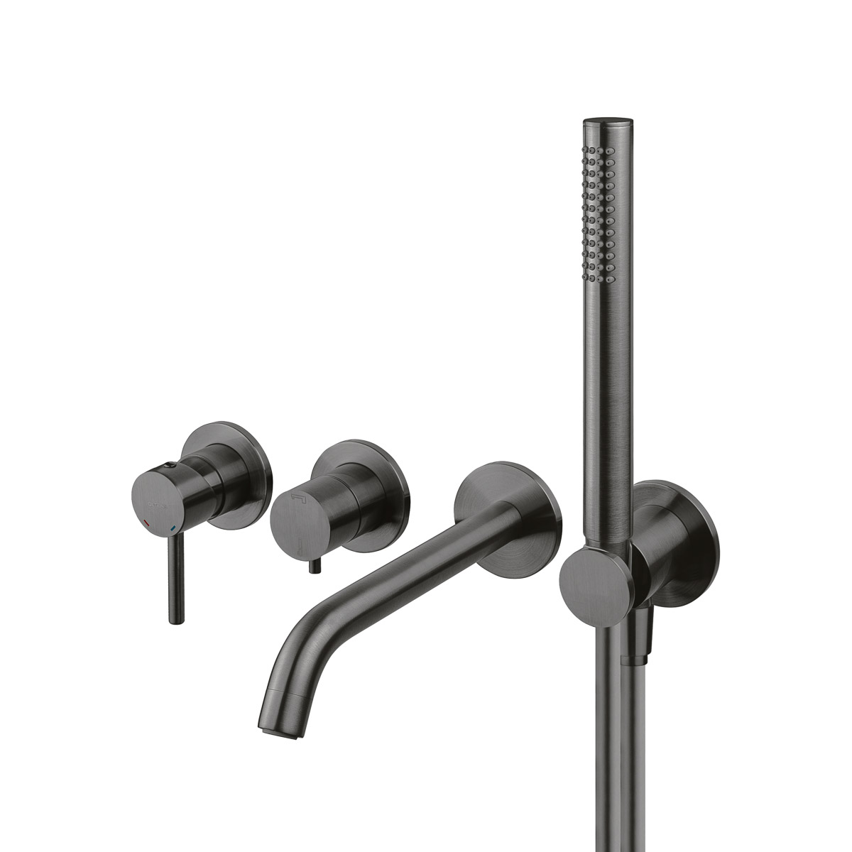 Darmowa Dostawa - Bateria wannowo-prysznicowa podtynkowa grafit Oltens Molle 34105400