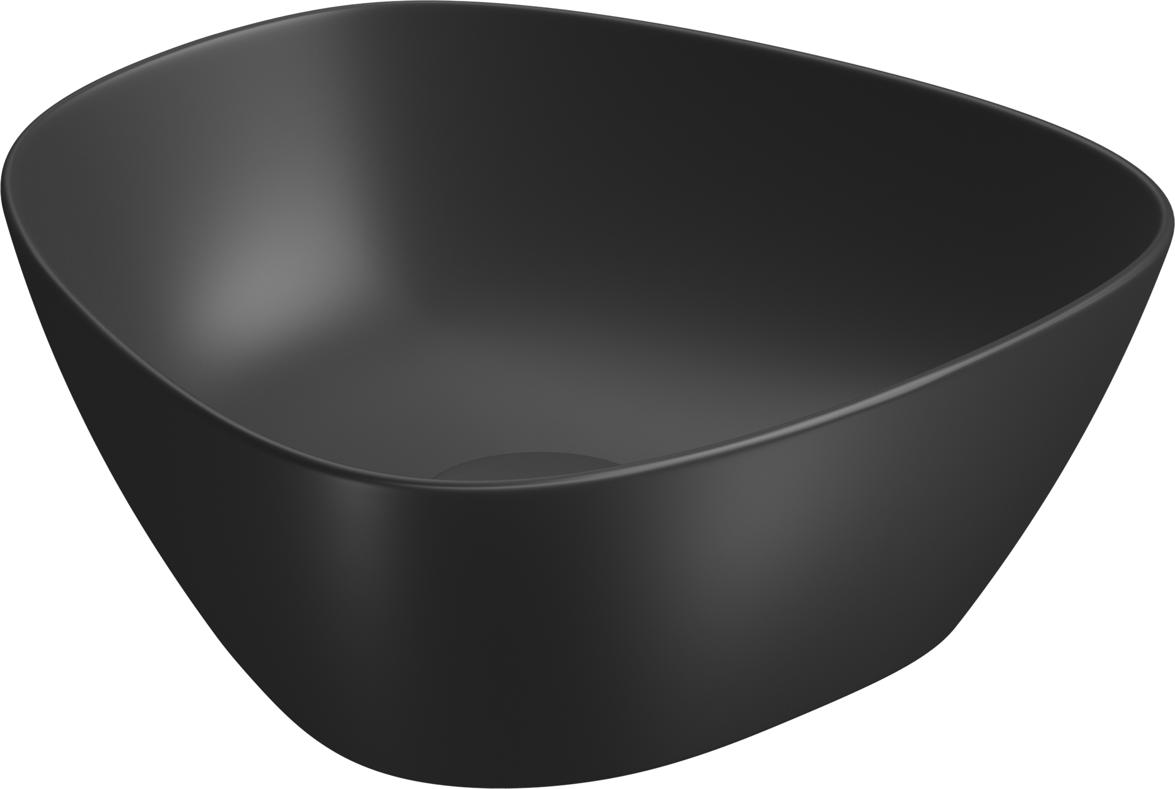 Darmowa Dostawa - Umywalka 39x37 cm nablatowa antracyt Meissen Keramik Kontra K682021