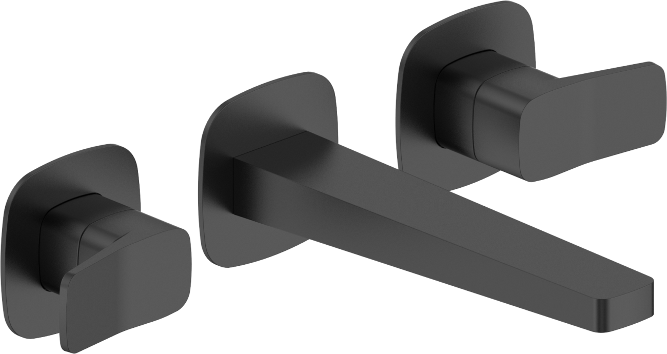 Darmowa Dostawa - Bateria umywalkowa podtynkowa czarna KFA Armatura Malaga Black 452982181