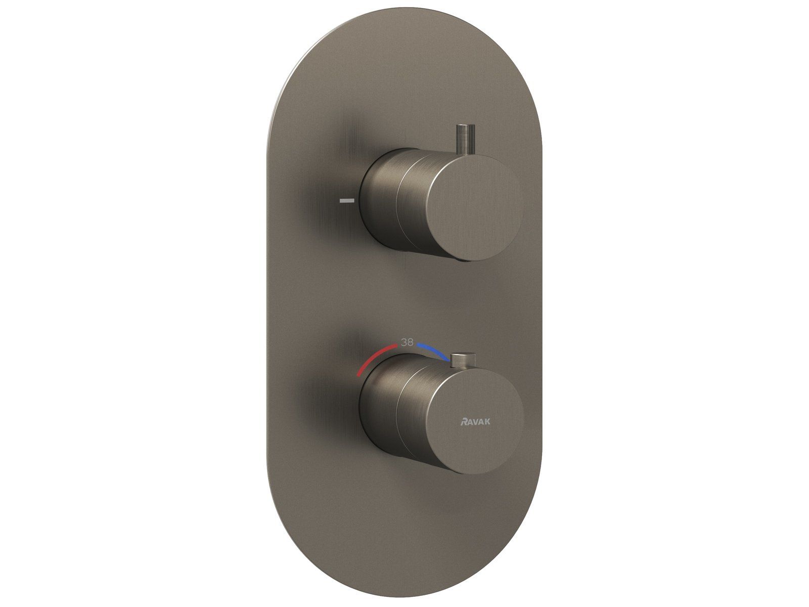 Darmowa Dostawa - Bateria wannowo-prysznicowa podtynkowa z termostatem grafitowa Ravak Espirit X070323