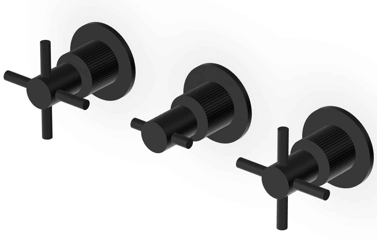 Darmowa Dostawa - Bateria umywalkowa podtynkowa czarna Zucchetti Helm ZHM695XP81G2