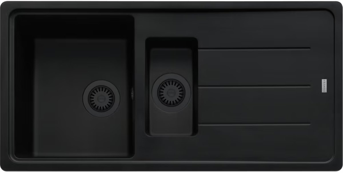Darmowa Dostawa - Zlewozmywak granitowy 97x50 cm czarny Franke Basis 1140693554