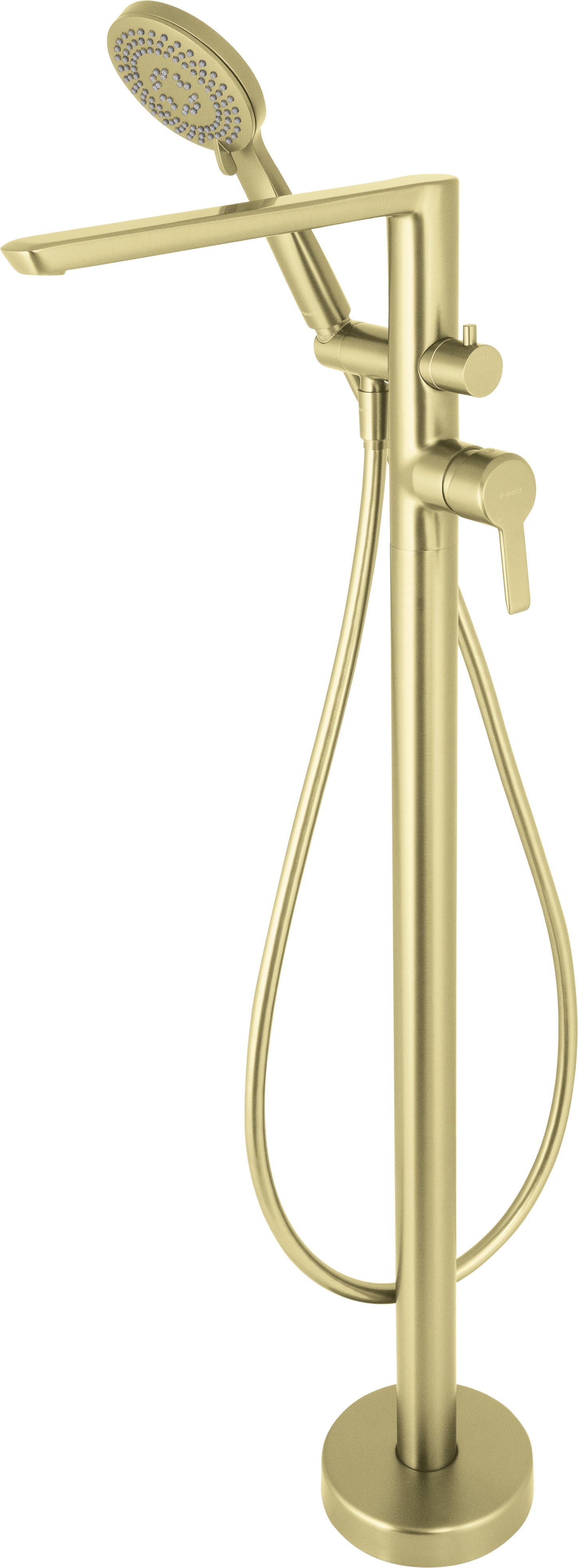 Darmowa Dostawa - Bateria wannowo-prysznicowa wolnostojąca złota Deante Arnika BQAR17M