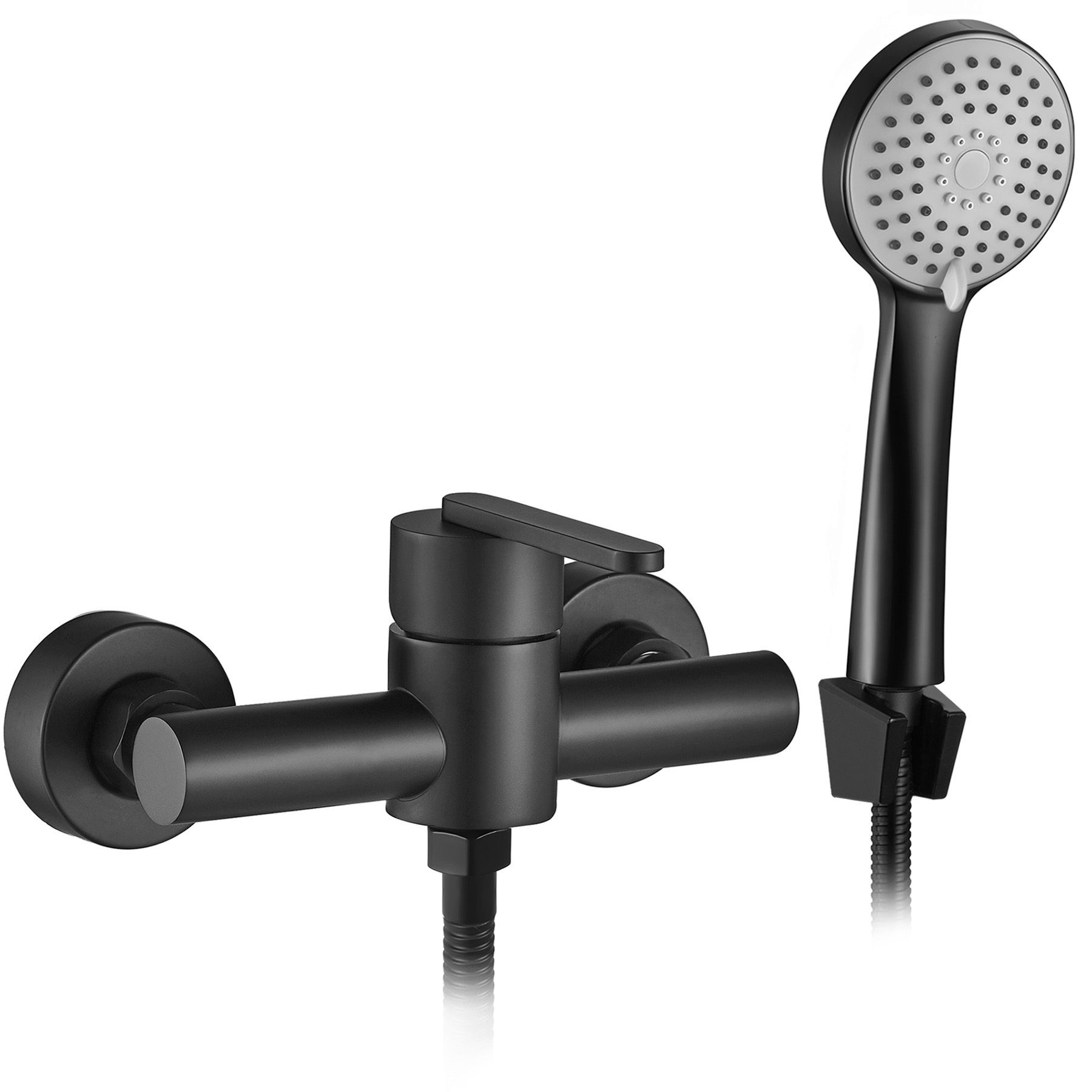 Darmowa Dostawa - Bateria prysznicowa ścienna czarna Rea Ontario REAB5500