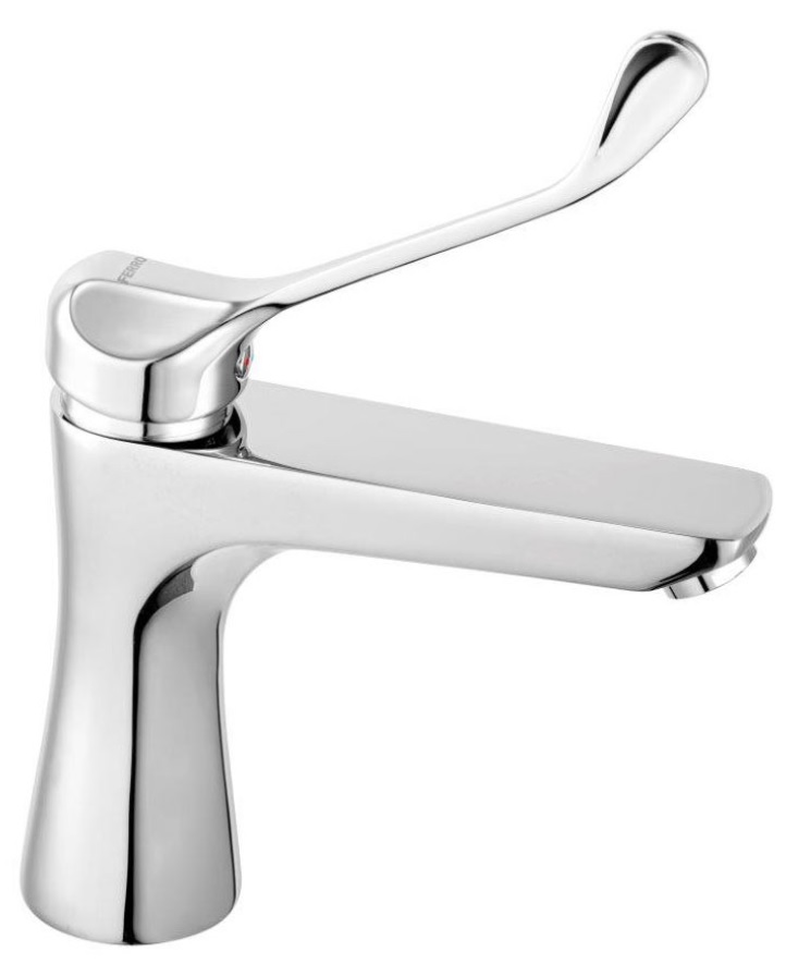 Darmowa Dostawa - Bateria umywalkowa stojąca chrom Ferro Algeo Square Medico BAQM2