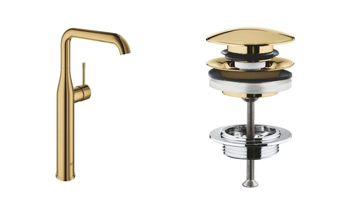 Darmowa Dostawa - Bateria umywalkowa stojąca cool sunrise Grohe Essence New abset11911