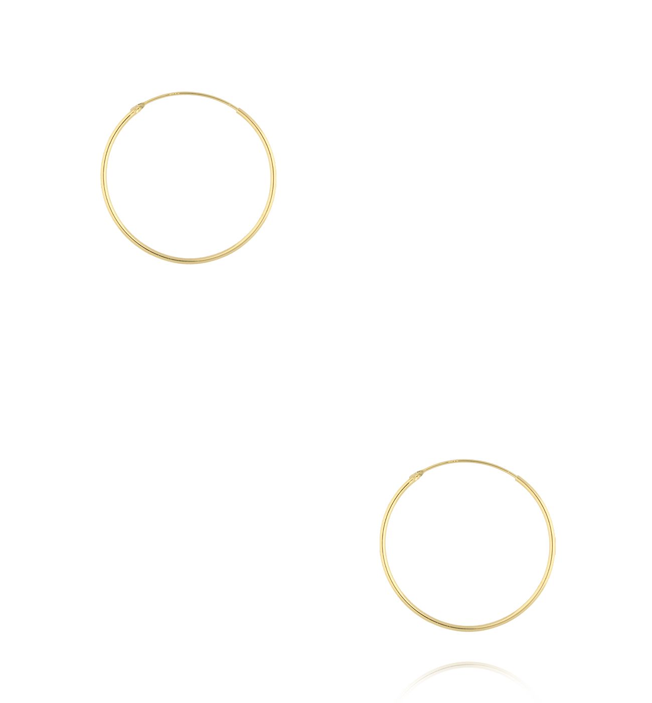 Kolczyki koła złote KCA0180