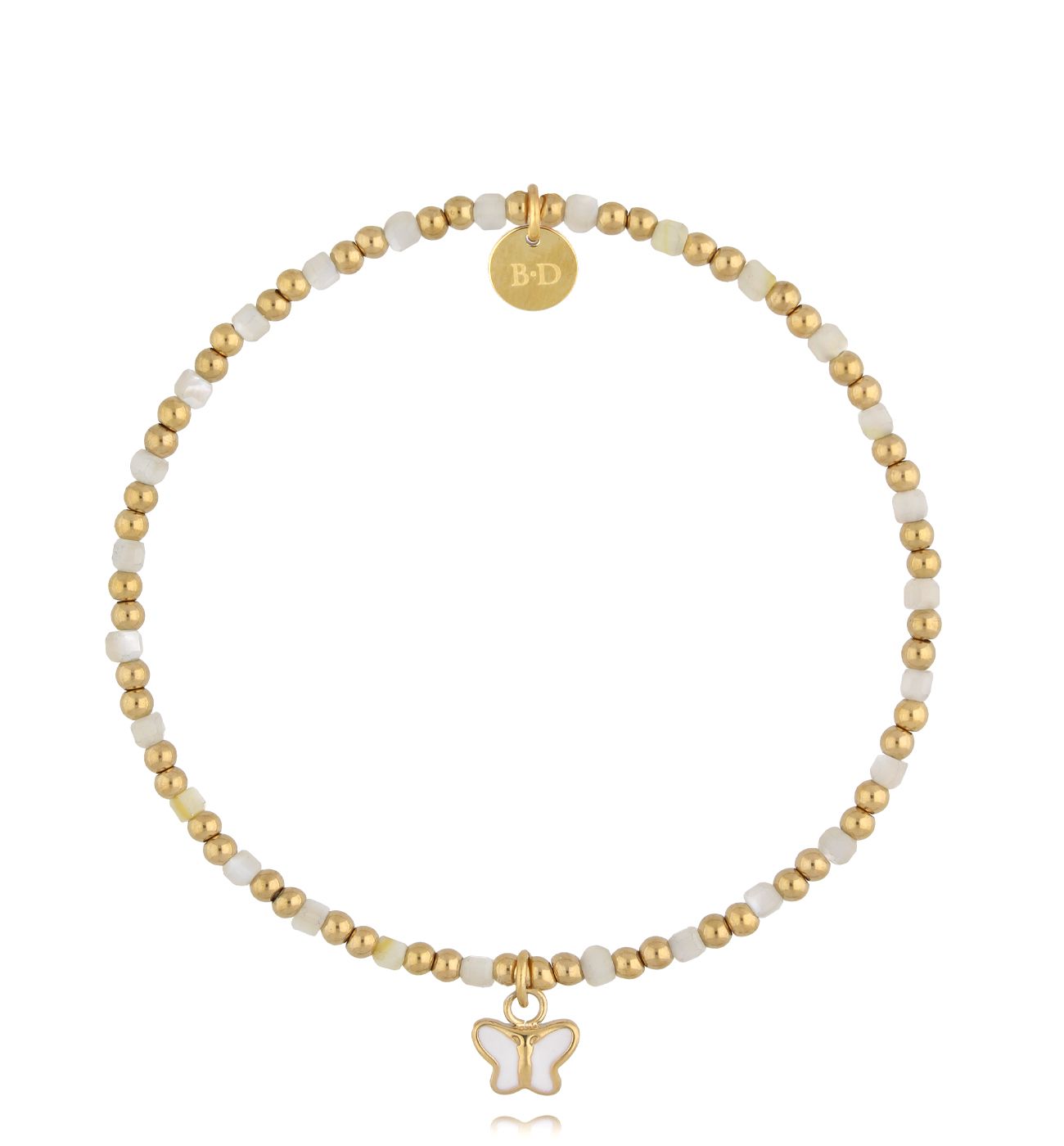 Bransoletka złota z motylkiem BSC2140