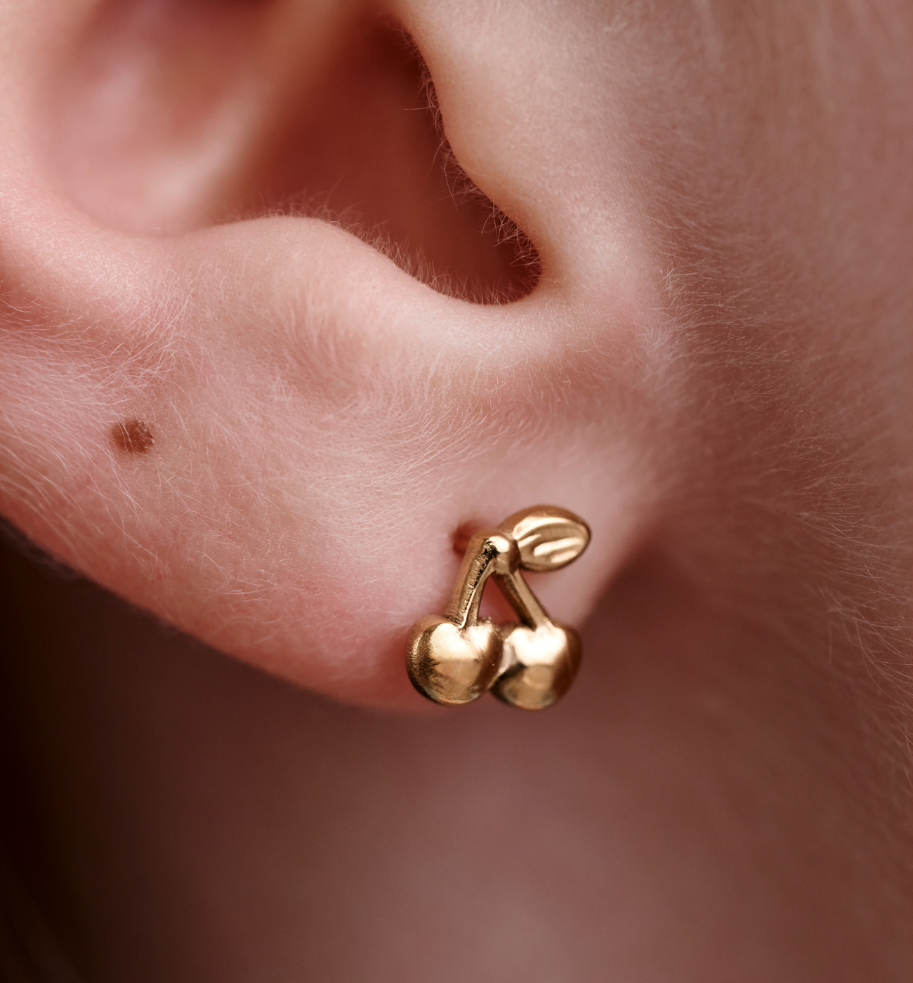 Kolczyki w kształcie wisienek KSY0544