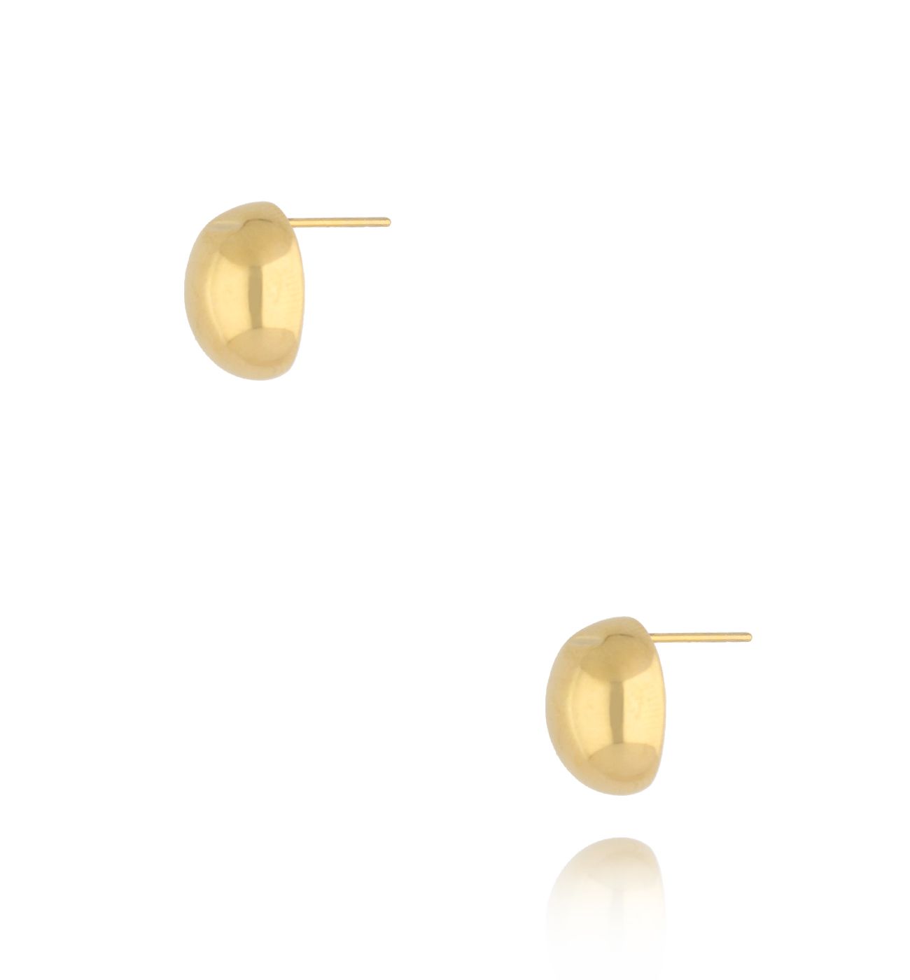 Kolczyki owalne złote KSY0065
