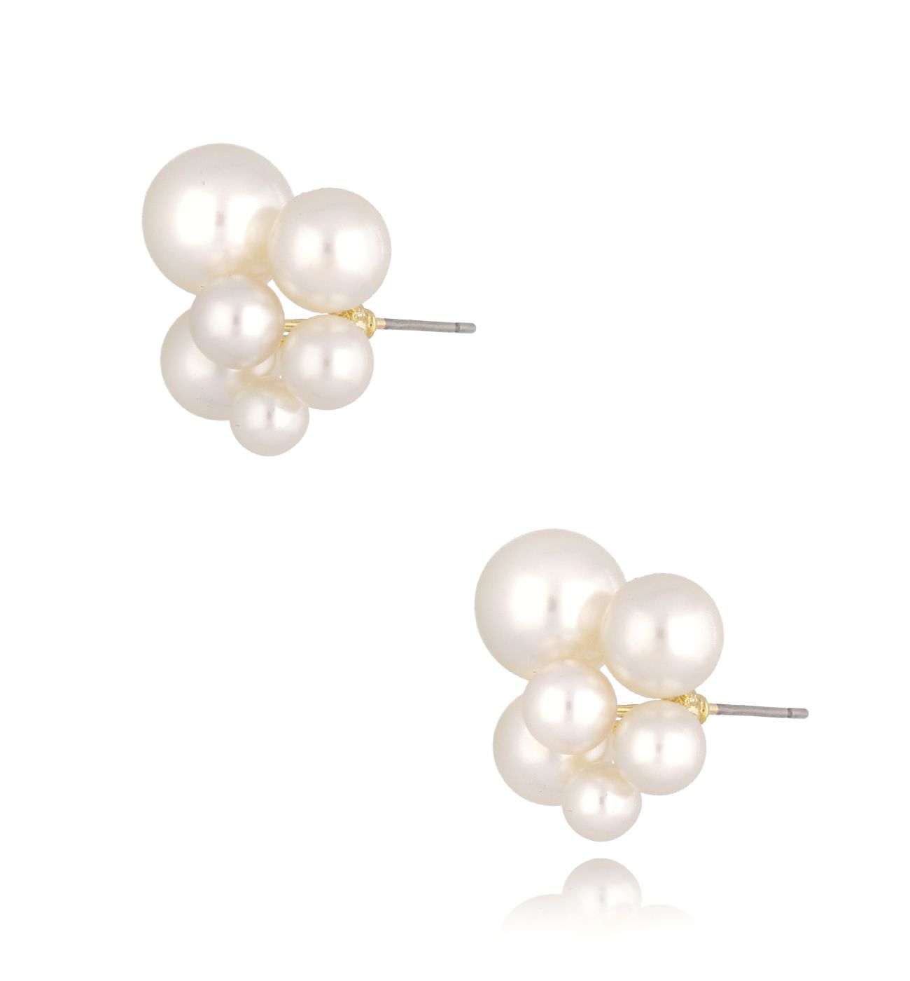 Kolczyki złote z perłami Dusty KPE0080