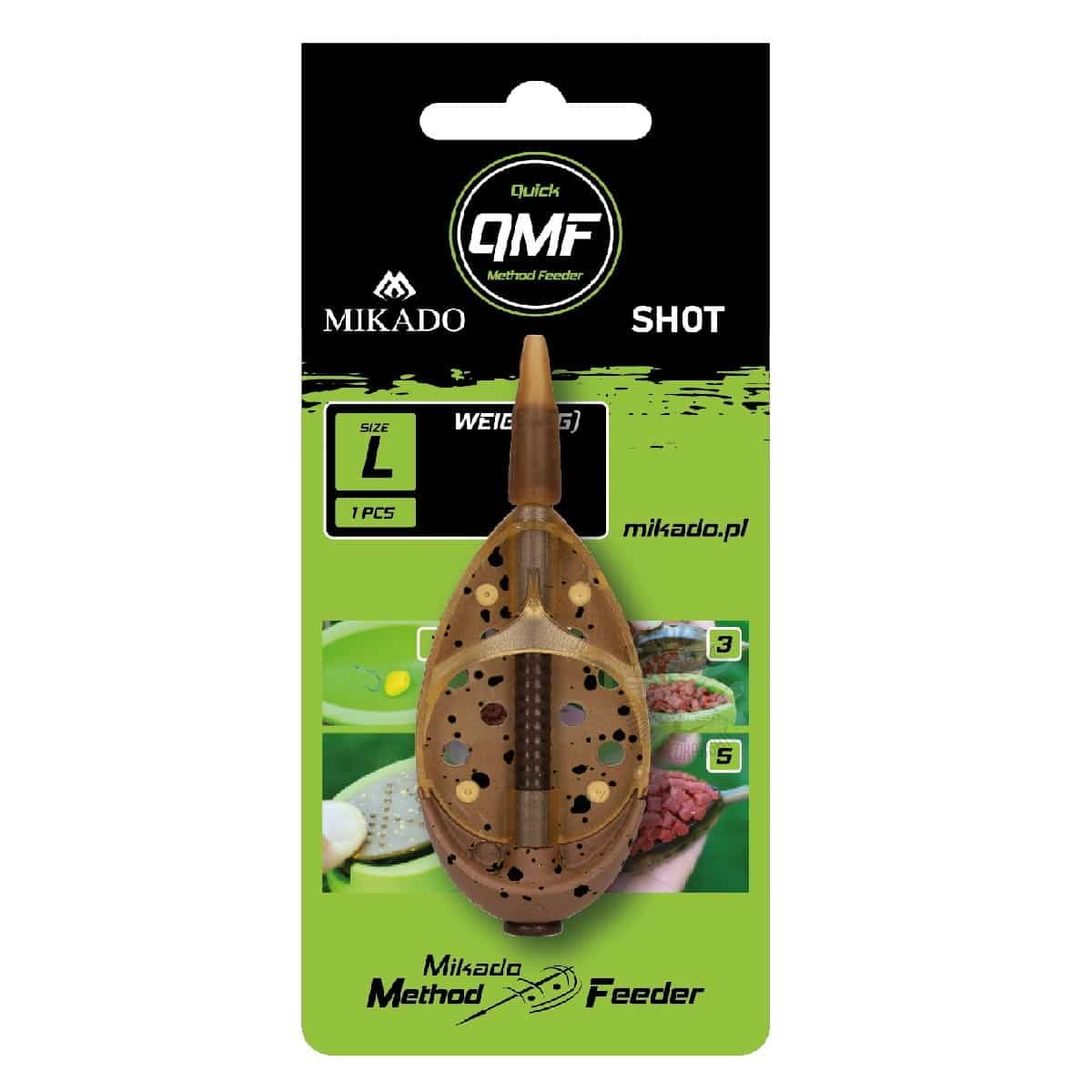 Mikado Koszyk Method Feeder Q.M.F SHOT L 60g