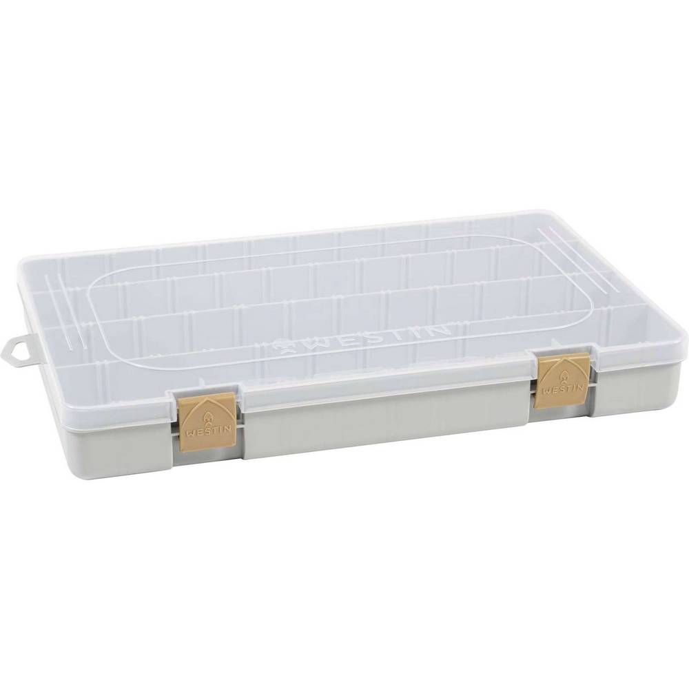 Westin Pudełko W3 Game Tackle Box Grey/Clear 36x22,5x4,8cm