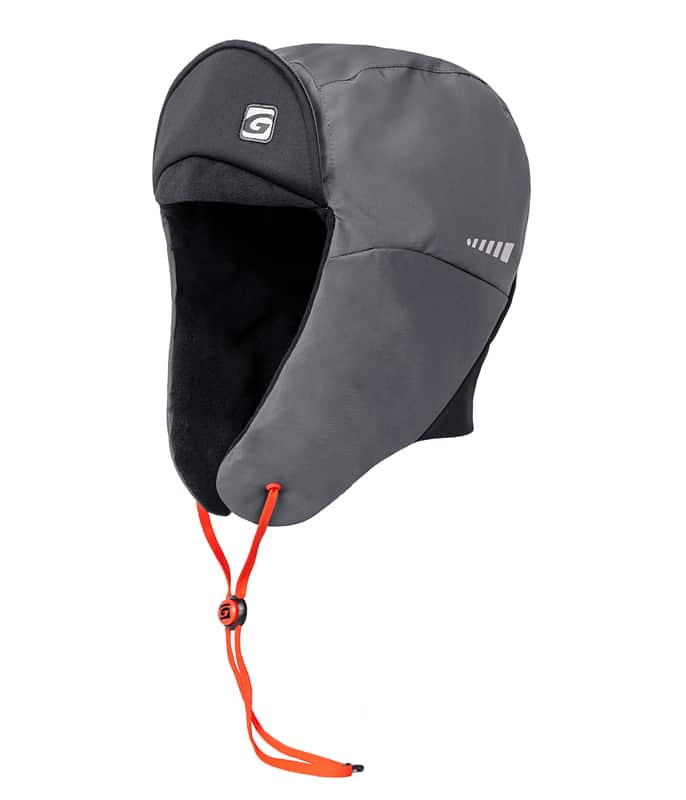 Graff czapka z maseczką zimowa 58-62 szary jasny