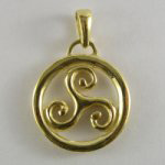 Triskel 1 - pozłacany