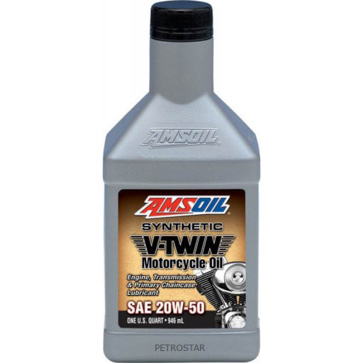 AMSOIL SYNTHETIC V-TWIN (MCV) 20W50 0.94L - Petrostar