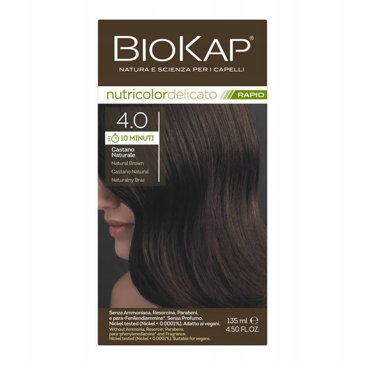Farba Biokap Delicato Rapid, 4.0 Naturalny Brąz