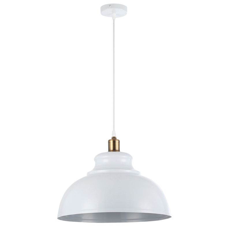Lampa wisząca sufitowa MasterLED Flara E27 żyrandol loft IP20 biało miedziana 1 szt.