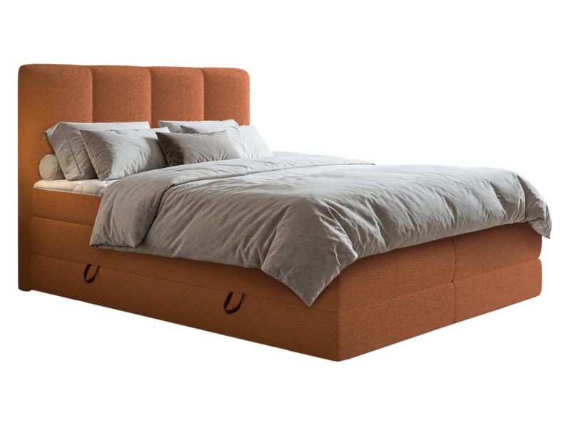 Łóżko kontynentalne MIRJAN 24 Point 160x200 ceglany 1 szt.