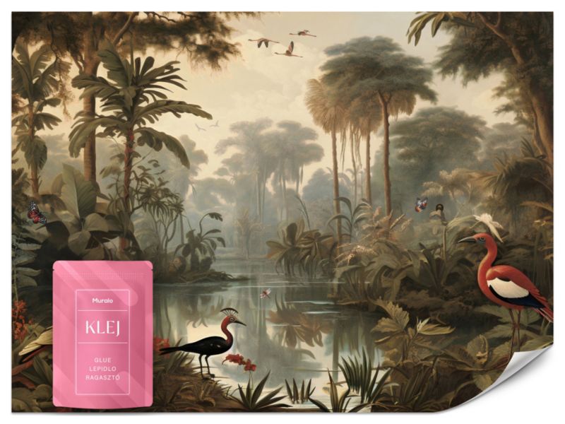 Fototapeta Muralo Dżungla Tropikalna Roślinność 400x280 cm 1szt.