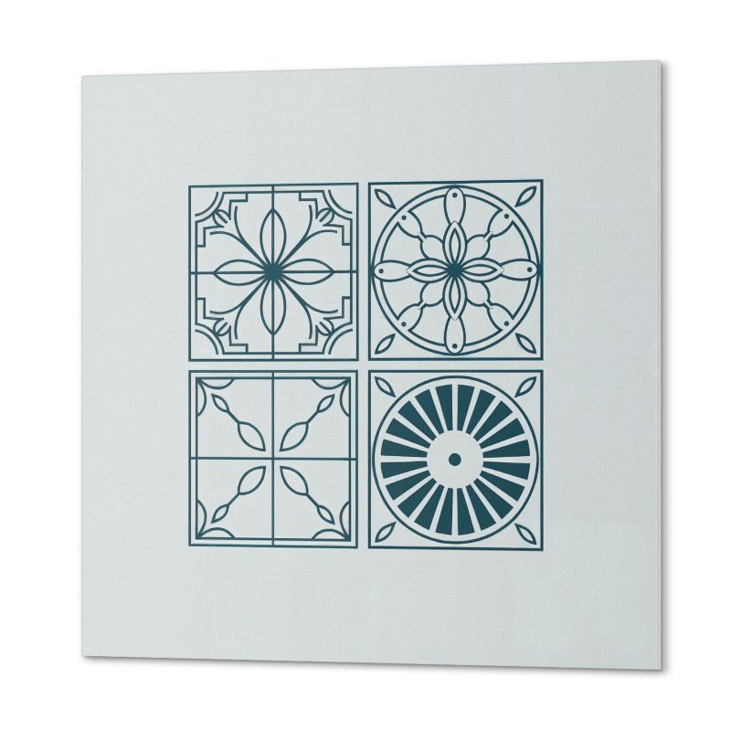 Winylowe Kafelki Samoprzylepne ArtPrintCave 50x50 cm Geometryczne wzory kafli 4 szt.