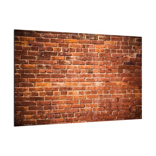 Tablica szklana z grafiką ALLboards 90x60 cm cegła 1 szt.