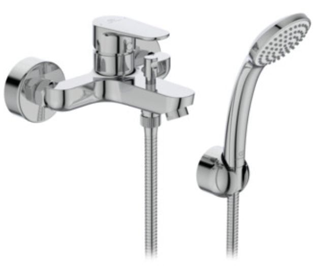 Bateria wannowo-prysznicowa Ideal Standard Cerafine O chrom, montaż ścienny, 1 szt.
