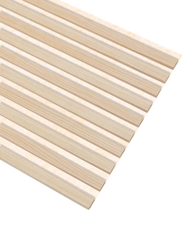 Lamele Ścienne na Filcu Beżowym SunWood 275x58cm Panele Dekoracyjne Kremowe Riva 1 szt.