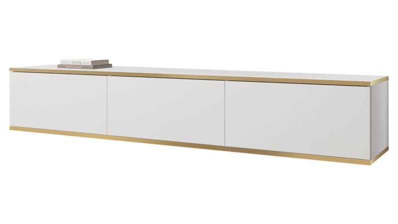 Szafka RTV MIRJAN 24 Oro 175 biały 1 szt.