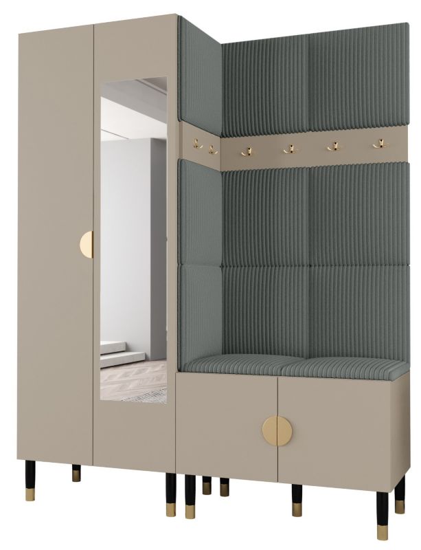 Garderoba do przedpokoju Abiks PALERMO 14 kaszmir+poso60 1szt.