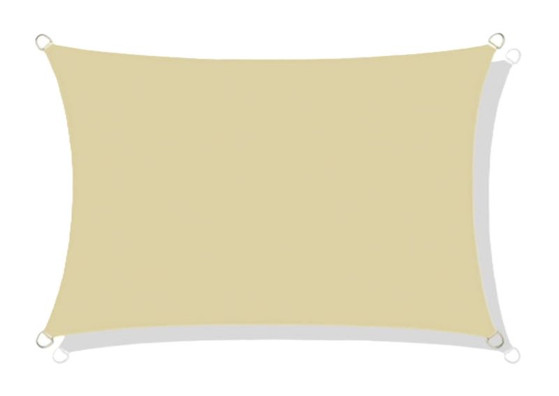 Żagiel przeciwsłoneczny Aio Factory wodoodporny codura beżowy 3x5 m 1szt