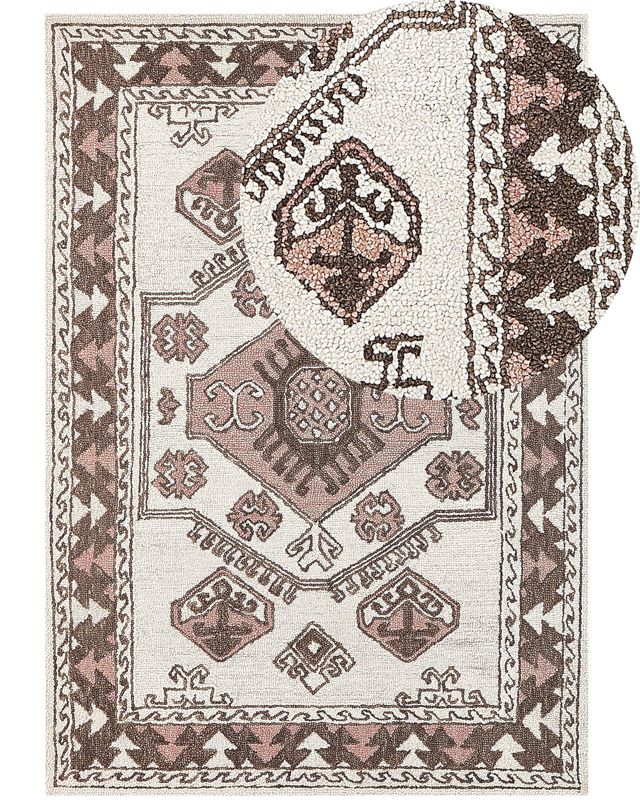 Dywan wełniany 160 x 230 cm wielokolorowy Tomarza 1 szt.