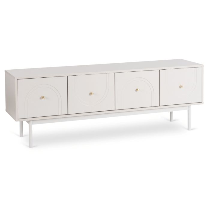 Komoda Mebel Elite MARLEN 155 cm Szafka RTV Kaszmir Pod Telewizor TV Do Salonu Sypialni 1 szt