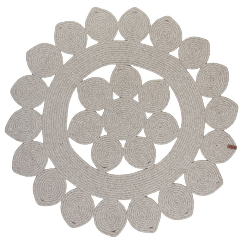 Dywan okrągły Direct Home and Garden ZOJA szary 100 cm 1 szt.