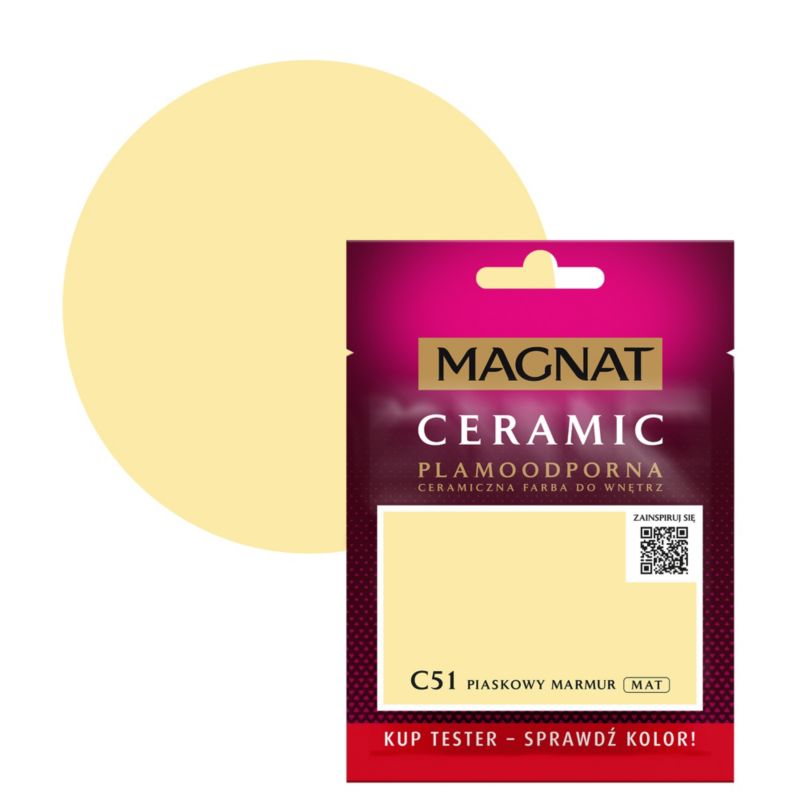 Tester farby Magnat Ceramic C51 piaskowy marmur 0,03 l