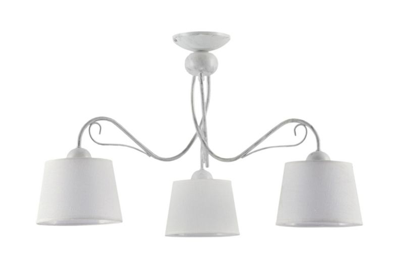 Lampa sufitowa Jupiter KAMELIA biała 3xE27x40W IP20 wym:46x80x80cm - 1 szt.