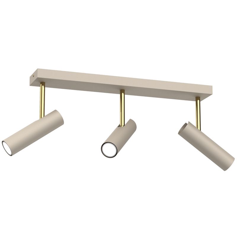 Lampa sufitowa Luminex Axion kremowo-złoty połysk 3xGU10x8W wym:31x60x10cm IP20 -1 szt.