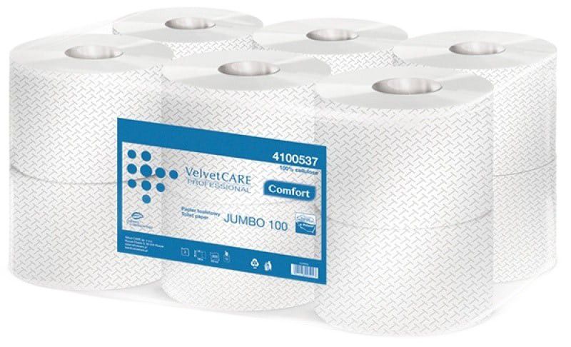 Papier toaletowy Velvet Jumbo 100m 12 szt.
