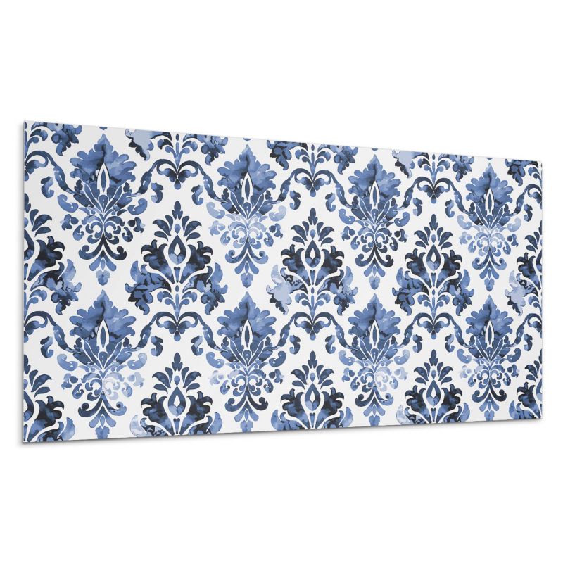 Panel samoprzylepny Wallfluent 120x60 cm Barokowy deseniowy wzór kwiatów 1 szt.