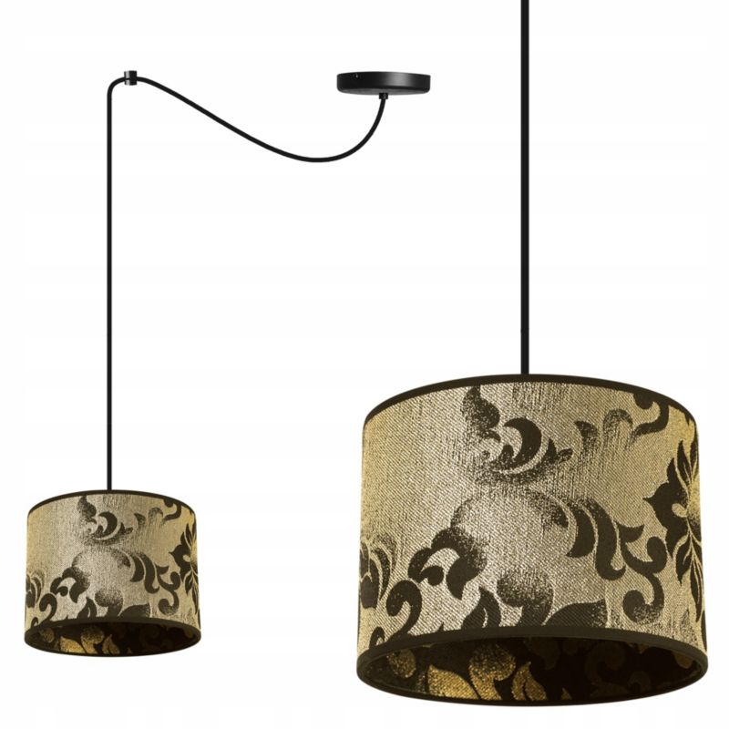 Lampa sufitowa wisząca Light Home LH Pająk Werona 1x E27 60W ciemne złoto 1szt.