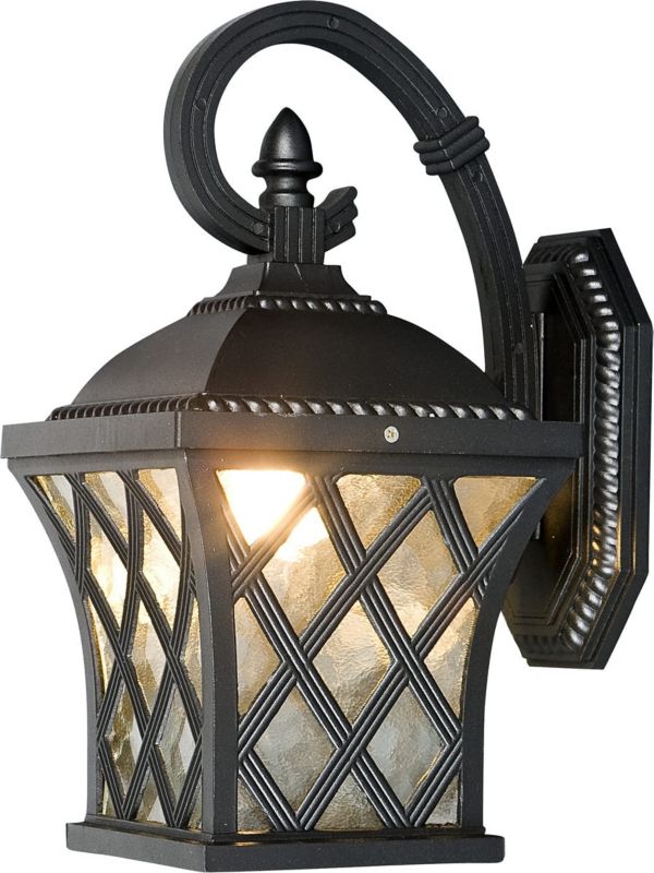 Kinkiet ścienny zewnętrzny Nowodvorski Lighting Tay czarny 1 x E27 x 60W IP23 wym: 38 x 18 x 25 cm - 1 szt.