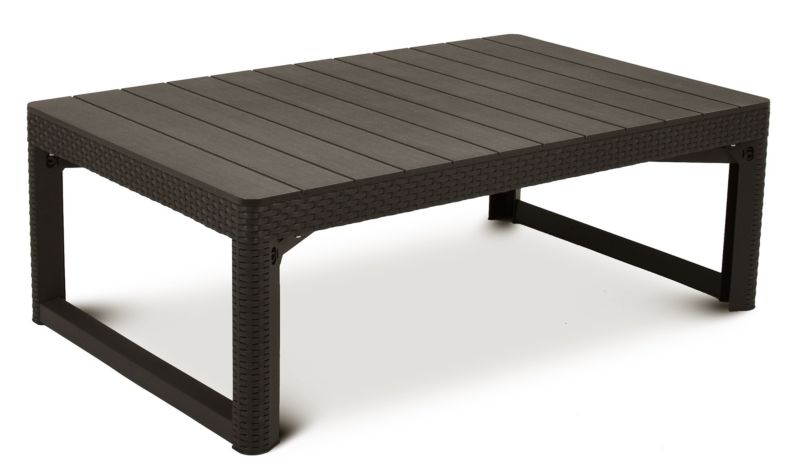 Stół podnoszony Keter Lyon 116x71x40/65cm 2w1 Brązowy 1 szt.