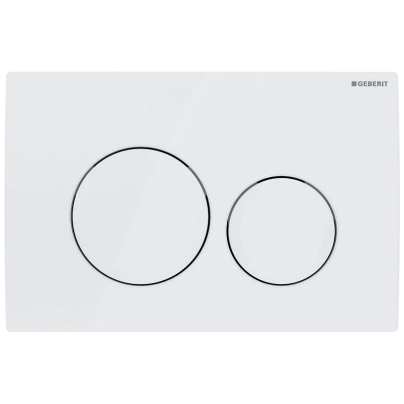 Przycisk Geberit uruchamiający Delta20 przedni biały-alpin 1 szt.