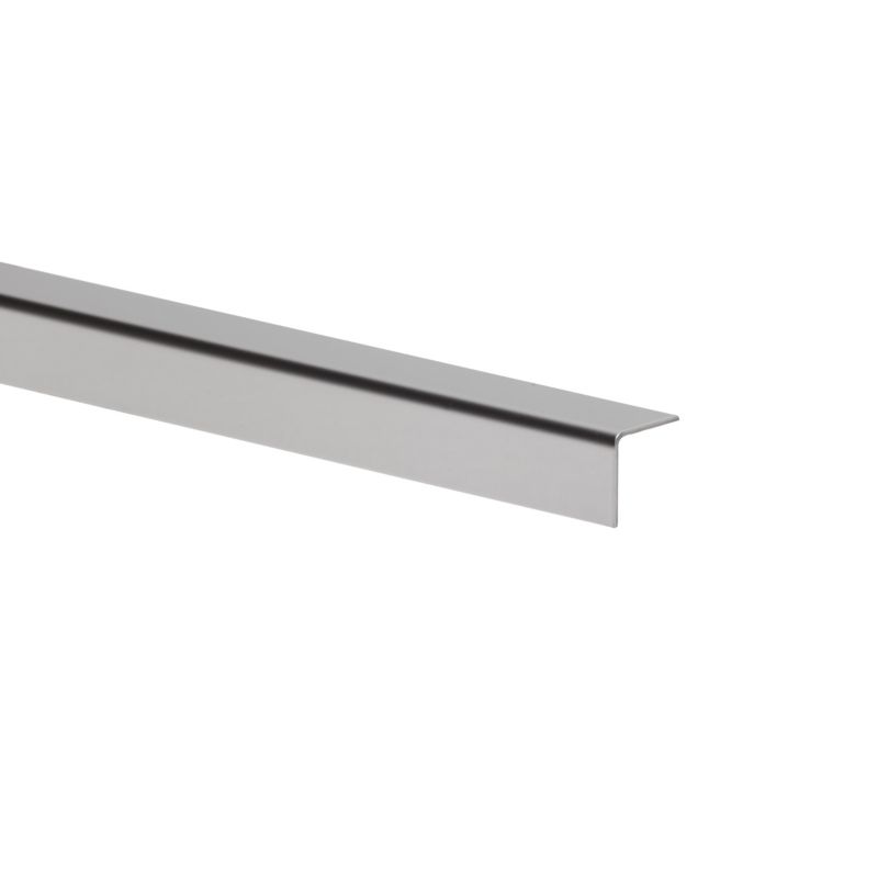 Kątownik inox gładki 1000 x 15 x 15 x 1 mm naturalny