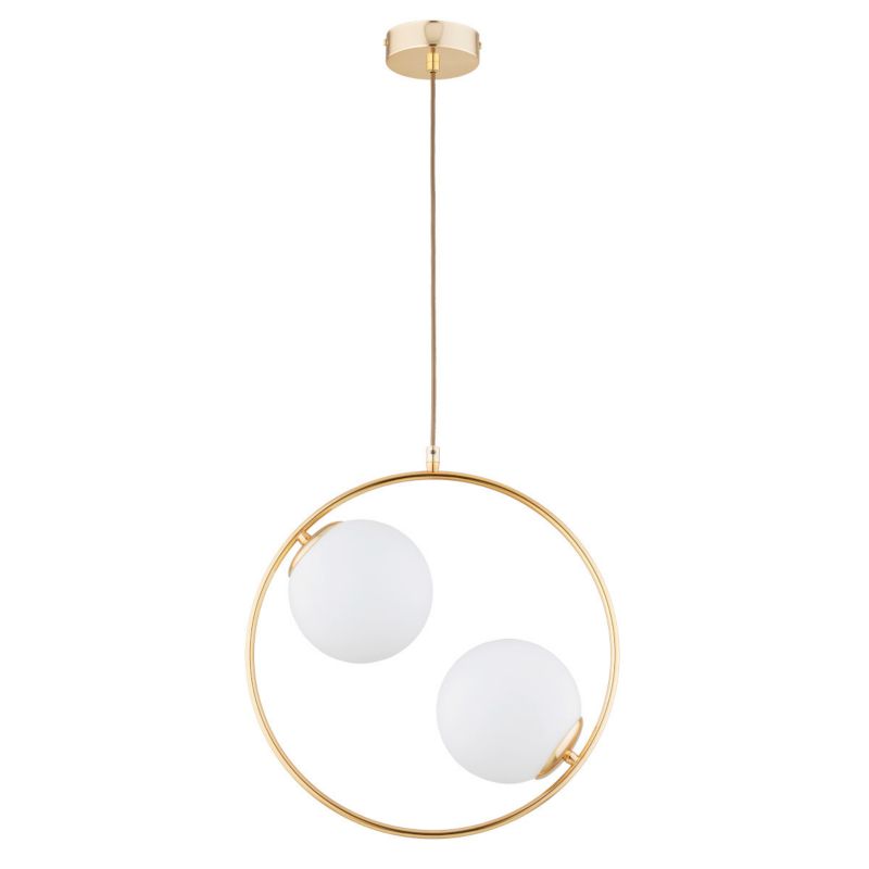 Lampa wisząca Alfa Avia 4436 złoto-biała ring 2xE14 x 10W 1 szt.