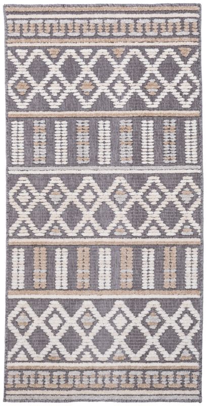 Dywan Multidecor Nepal 80 x 153 cm geometria antracyt 1 szt.